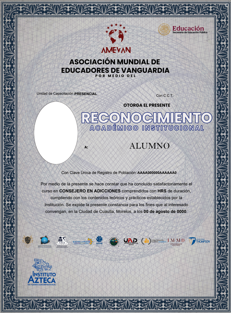 Ejemplo de microcredencial AMEVAN